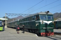 朝鮮鐵路的東方紅3型內燃機車，編號923