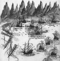 1552年土耳其艦隊從葡萄牙手中奪取馬斯喀特