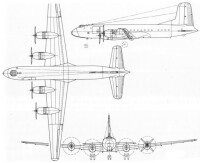 運-5運輸機 構架三視圖