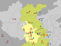 毛集試驗區區位輻射圖