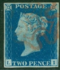 1840年藍便士郵票