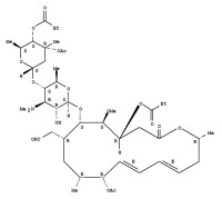 醋酸麥迪黴素結構式
