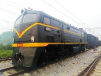 保存在柳州鐵道職業技術學院的東風型1206號機車