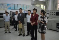 楊麗老師陪同黃蘭香來湘潭大學考察