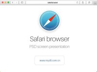Safari[蘋果公司研發的網路瀏覽器]界面