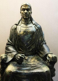 西王蕭朝貴雕塑