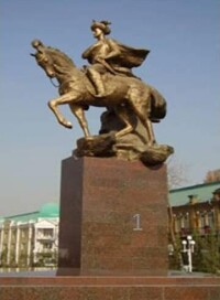 巴布爾雕像（烏茲別克安集延市）