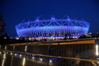 夜空下的倫敦奧林匹克體育場