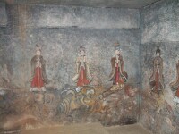 恭愍王陵地宮中的壁畫