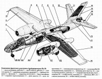 伊爾-28結構剖視圖