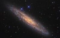 顯微鏡座的NGC253星系