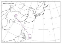 日本氣象廳編製路徑圖