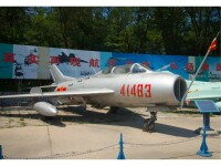 陳列在北京航空博物館的殲教-6教練機