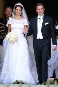 瑞典公主瑪德琳婚禮禮服