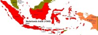 荷屬東印度（紅色部分）