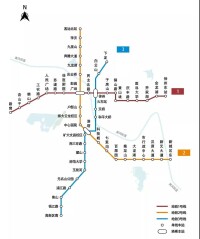 徐州地鐵線路圖（截至2021年6月）