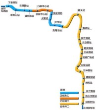 貴陽軌道交通線路圖（截至2021年4月）