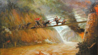 劉國樞作品：《飛奪瀘定橋》
