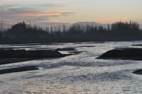 凌晨的車爾臣河
