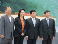 （左往右）陳文琦、王雪紅、趙克志、王富玉