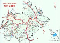 赤水景區交通圖