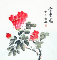 《含香圖》 68x68cm