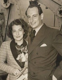 1938年路易·斐迪南和他的妻子的合影