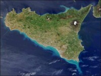 西西里島地形圖
