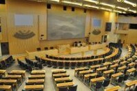 瑞典議會會場，兩院制時期為下院會場