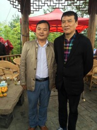 楊濤與中國音協主席葉小綱合影