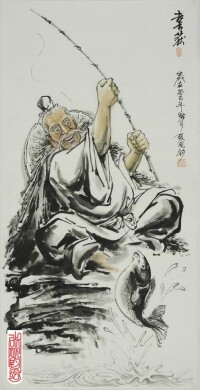 姜太公金釣魚（張硯鈞 作）