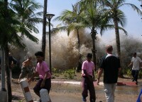 巨大海嘯席捲斯里蘭卡