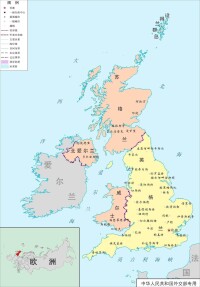 英國政區圖