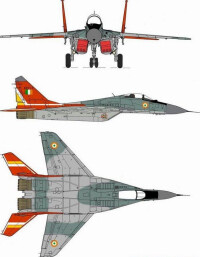 米格-29三視圖