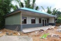 2016年德化鎮實施的村民小組活動室建設工程一角