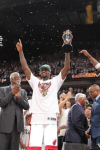 2012年NBA冠軍頒獎現場