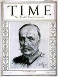 《時代周刊》封面上的福煦元帥（1925年）