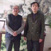 2014年3月霍松林和《中國才子》總編李信宣