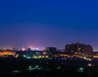 廣漢老城區夜景遠眺