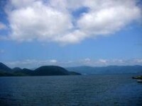 日本北海道島屈洞爺湖湖心島