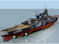 維內托級戰列艦3D模擬圖