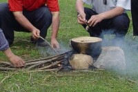 雙料混煉試驗-田螺煮熟