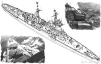 68改型巡洋艦布置線圖
