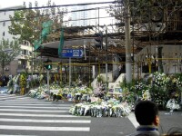 2010年11月15日，上海特大火災“頭七”現場