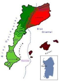 加泰羅尼亞語方言地圖