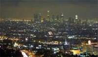 美麗的洛杉磯夜景