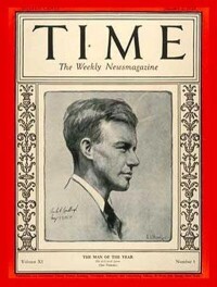 時代周刊1927年度風雲人物：查爾斯·林白