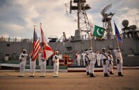 美國與巴基斯坦的交艦儀式