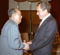 毛澤東與尼克松會面