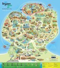 新加坡動物園遊覽圖